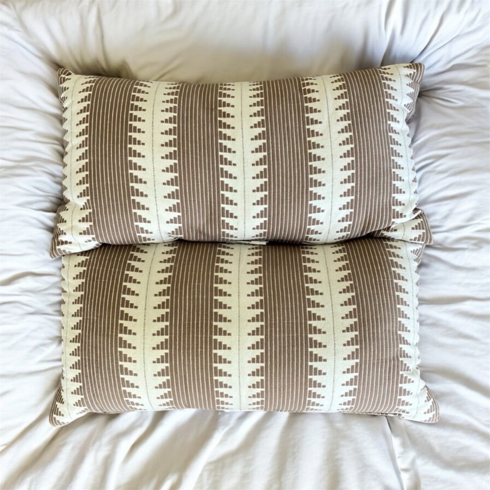 SALE! Set of 2 Patterned Long Throw Pillows
